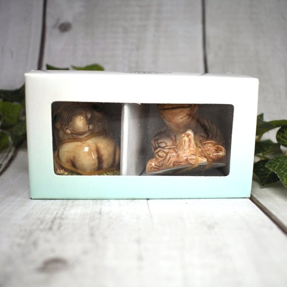 Harmony Ball Pot Bellys Elephant and Orangutan Monkey Salt and Pepper Shakers - Picture 2 of 5